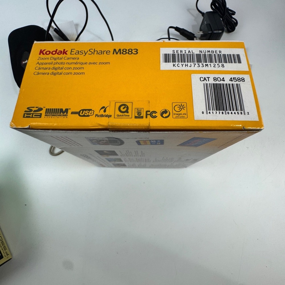 Kodak EasyShare M883 8MP Digital Camera Bundle Case Charger Battery No SD Tested - Picture 10 of 14